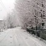 Higher reaches of Kashmir witness fresh snowfall, while the plains are lashed by rain