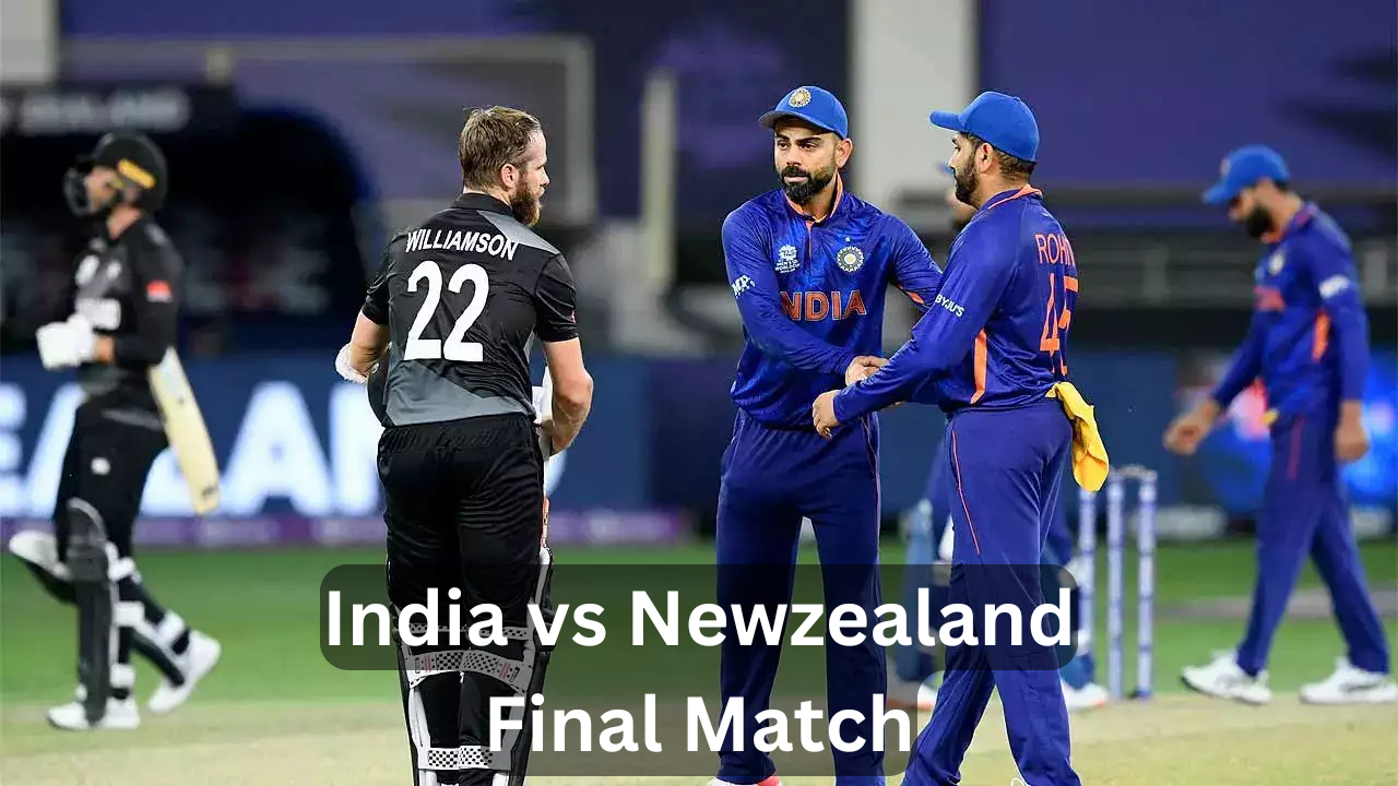 India Vs Newzealand final match