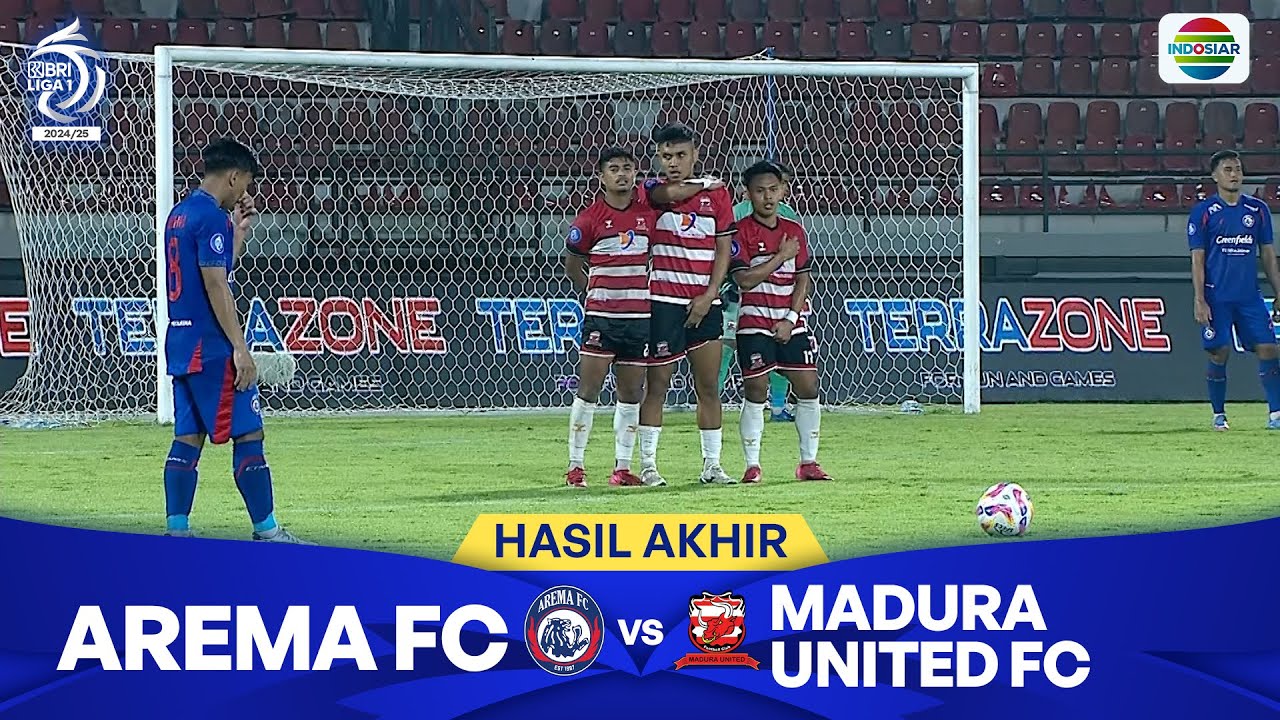 Madura United Naik ke Puncak Klasemen Usai Kalahkan Arema FC 1-0